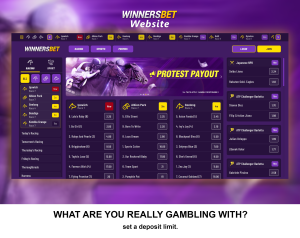 WinnersBet Website